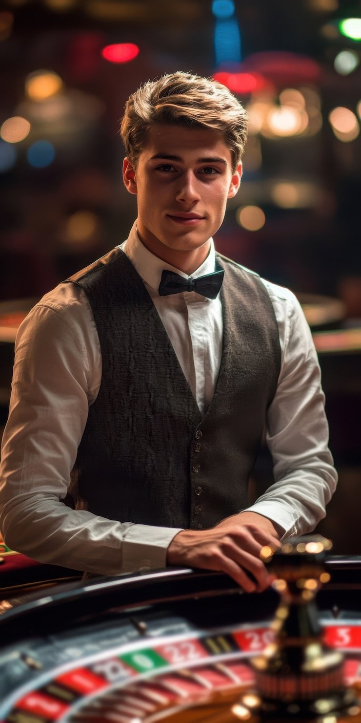 mahong group app displaying live blackjack table with professional dealer and HD video stream